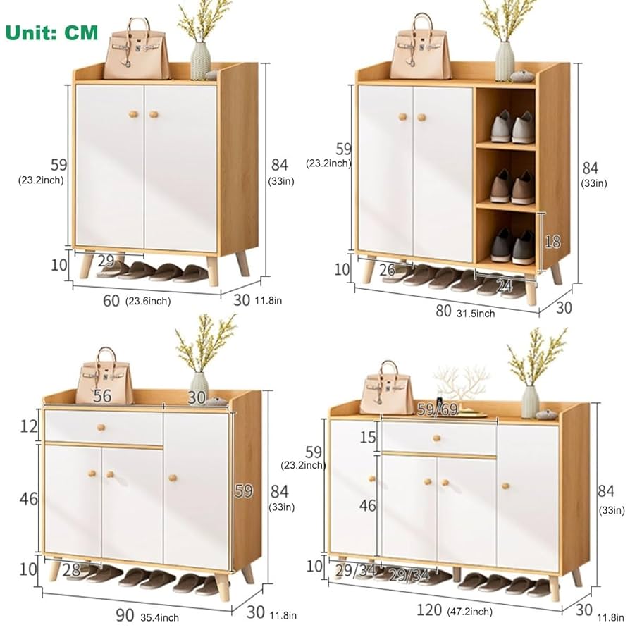 下駄箱 シューズボックス 大容量 幅75cm 奥行30cm 北欧　2/2 楽天市場】シューズボックス 大容量 幅75cm 奥行30cm 2個セット